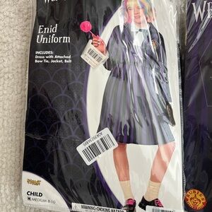 Spirit Enid Uniform Kids Costume - Black, White, and Purple